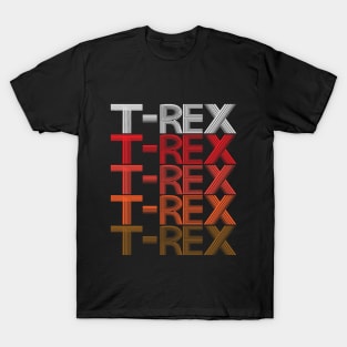 T-REX Tyrannosaur Prehistoric Predator Archeology. T-Shirt